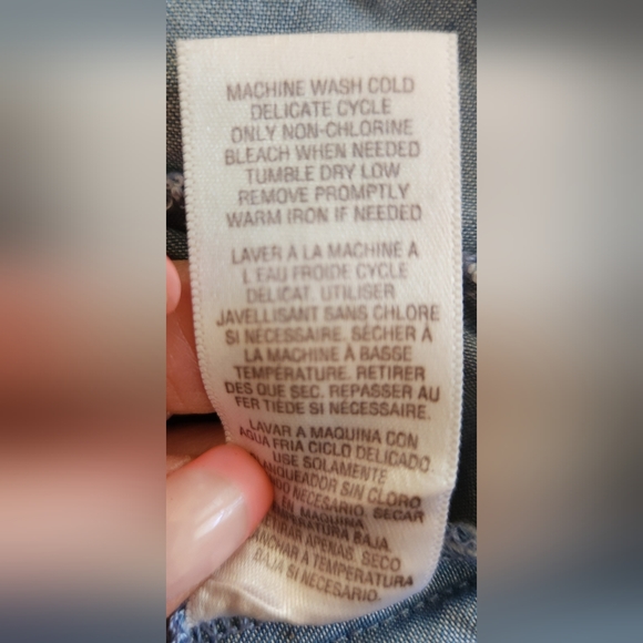 SPLENDID Cute Blue Chambray Shorts with Knit Striped Top Sleeveless Romper EUC - Picture 5 of 5